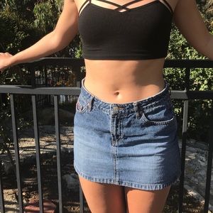 Denim skirt